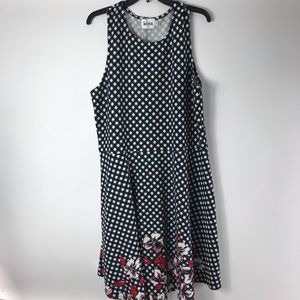 Leota Casual 3L-4L-5L Dress Flower Gingham Ava FF9